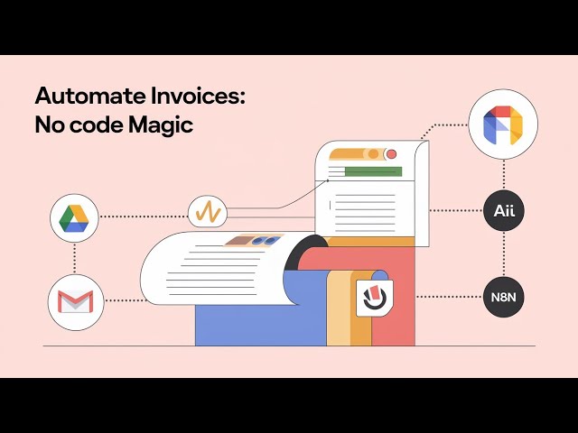 Automate Invoice Processing with n8n: Google Drive + AI + Gmail Workflow (No Code)
