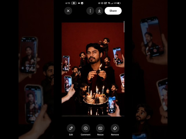 Mini Me Birthday Challenge 🎂✨ | The Most Creative AI Photo Trend of 2026#shorts #viral #photography