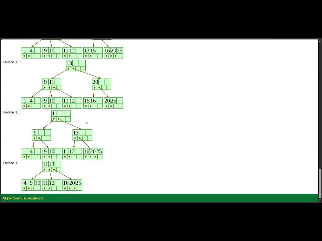 b+ tree  case study through visualization
