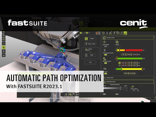 Automatic tool path optimization with FASTSUITE