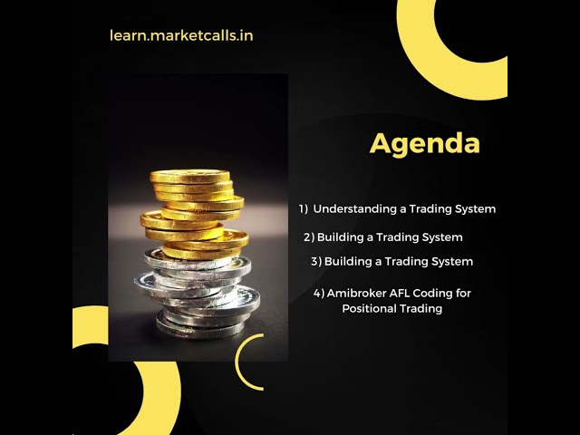 [Webinar] Building a Trading System with Amibroker AFL Coding