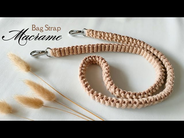 DIY Macrame Bag Strap 2in1 Pattern | Macrame Sling Bag Strap