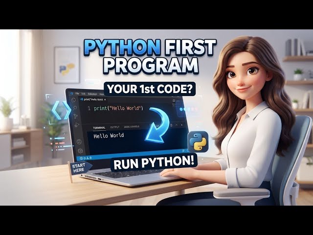 🔥 Run Your First Python Code! 🐍 | See What Happens When You Press Run!