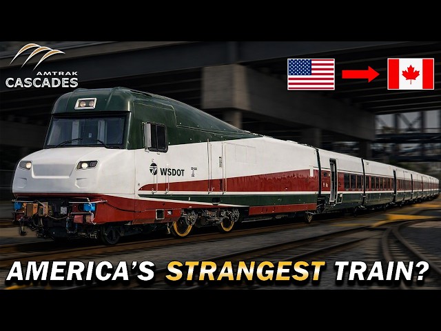 Riding North America's STRANGEST International Train - Seattle to Vancouver with Amtrak Cascades!
