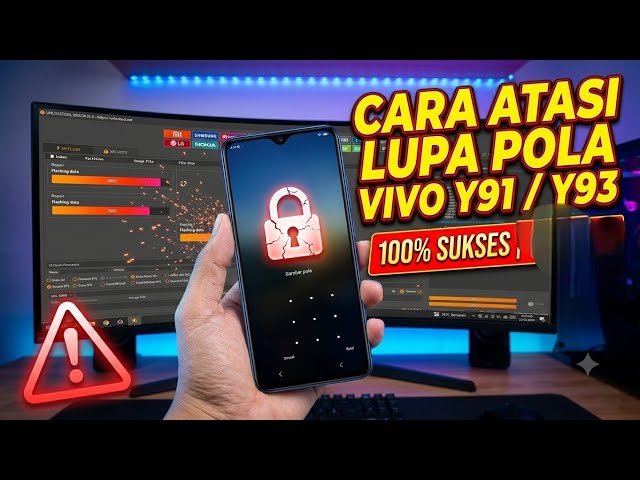 How to unlock pattern on Vivo Y91 and Y93