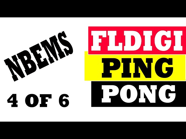 FLDIGI Ping Pong :: NBEMS 4 of 6