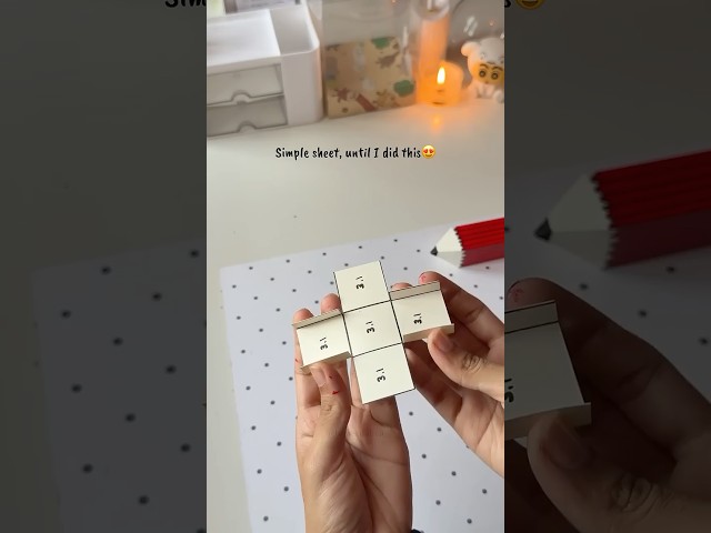 I turned a simple sheet into something mind-blowing 🤯 #diy #teachersdaycraft #crafts #viralshorts