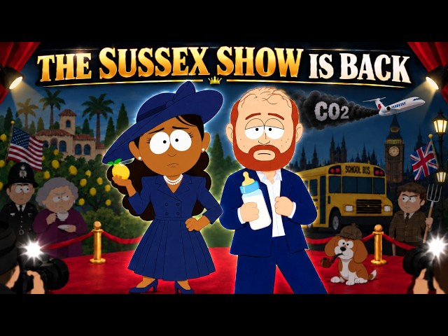 Meghan Markle & Prince Harry Bring the Sussex Circus Back to Britain | South Park-Style Parody