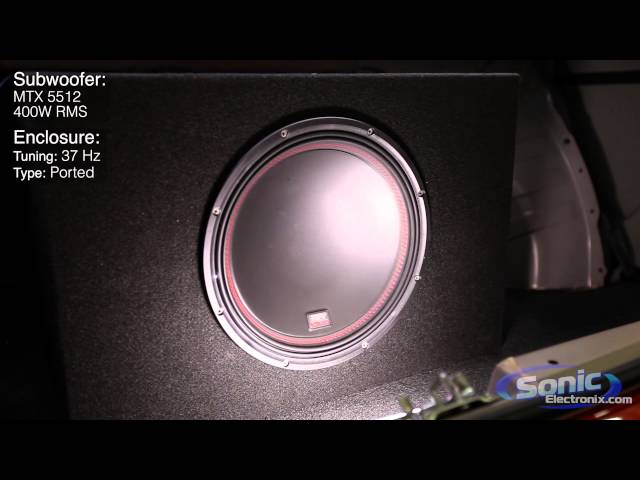 MTX Audio 12" Subwoofer Demo | 5512