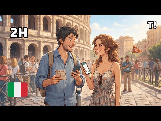 2 Hours of Italian Travel Dialogues 🇮🇹 | Italian for Tourists