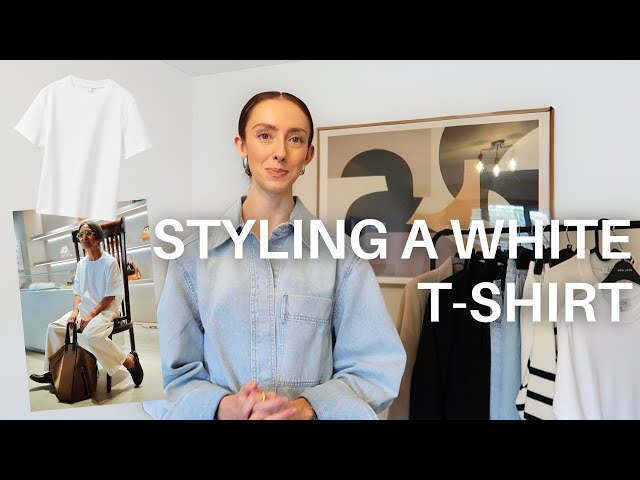 White T-Shirt Outfit Ideas For Spring | A Guide to Elevating Your Basics
