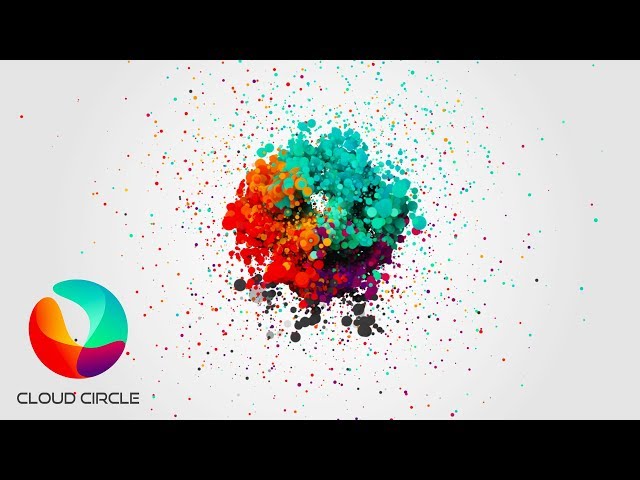 After Effects CC 2018 - Particle Logo Animation