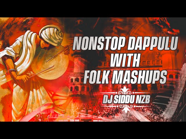 NONSTOP  DAPPULU WITH FOLK MASHUPS REMIX BY DJ SIDDU NZB #dappulu #djsongs