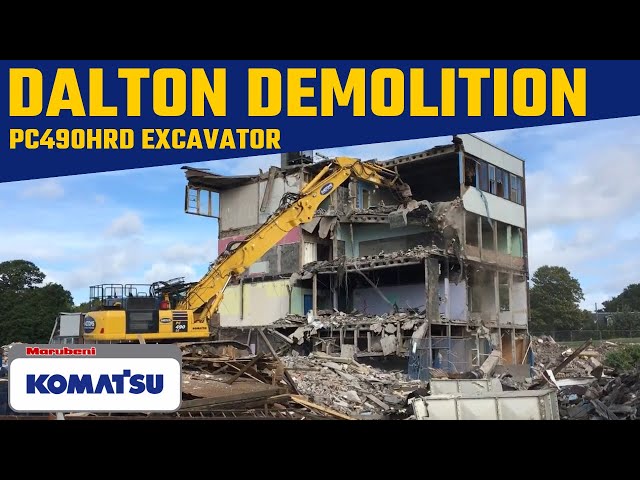 Daltons Demolition's Komatsu PC490HRD excavator.