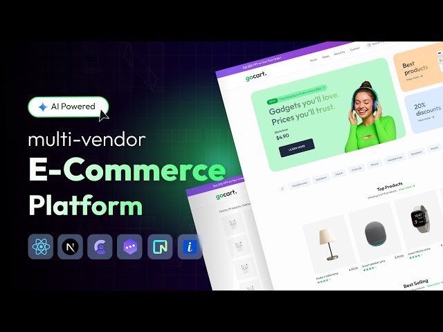Build and Deploy Full Stack AI Multi-Vendor E-Commerce App using Next js | PERN Stack Project