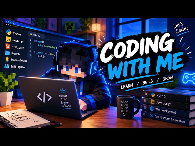 💻 CODING WITH ME 🚀 | Let’s Code, Build & Learn Together!