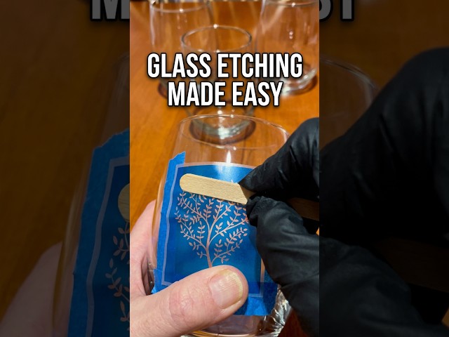 Etching Glass made Simple, Professional Results Every Time #diy #glassetching