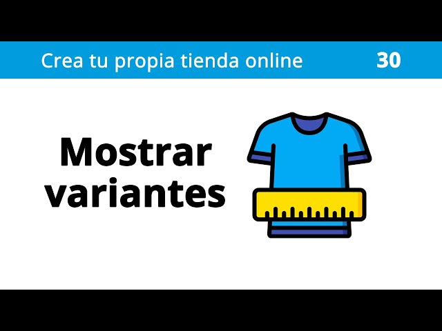 30. Online Store - Show product variants