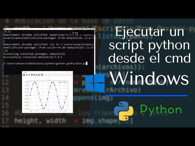 How to run a Python .py script from the command prompt | Windows