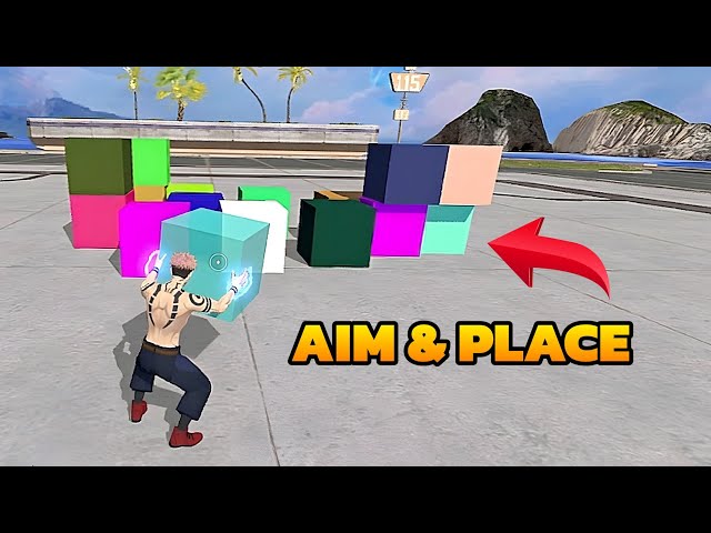 Minecraft Style Block Placement in Free Fire Craftland | Camera Raycast