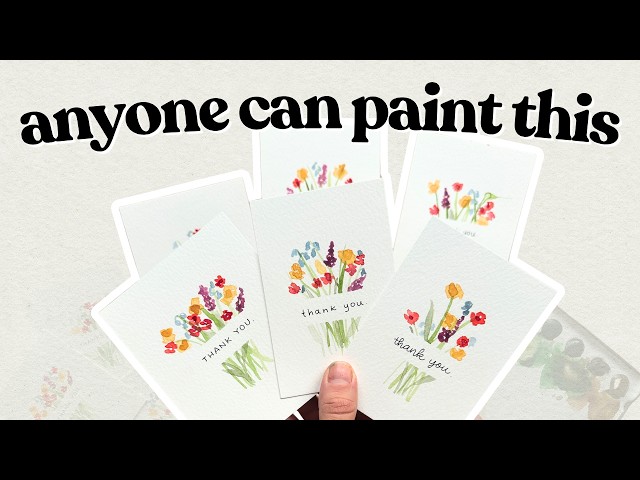 DIY Batched Thank You Cards