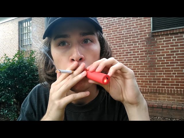 Smoking a Cigarette and a Vape at the Same Time to Ruin My Lungs