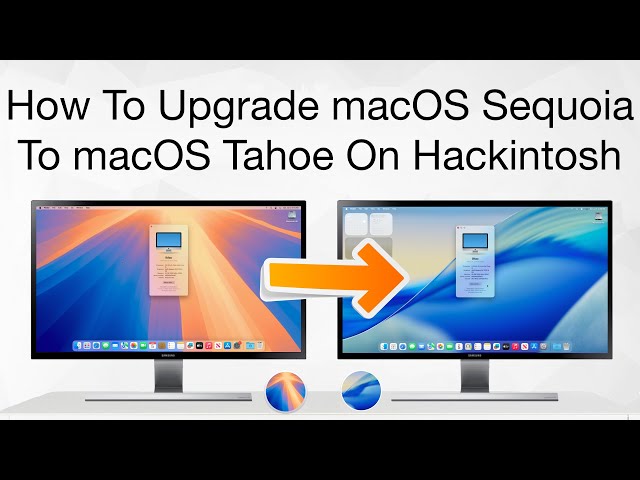 How To Upgrade macOS Sequoia to macOS Tahoe | Hackintosh