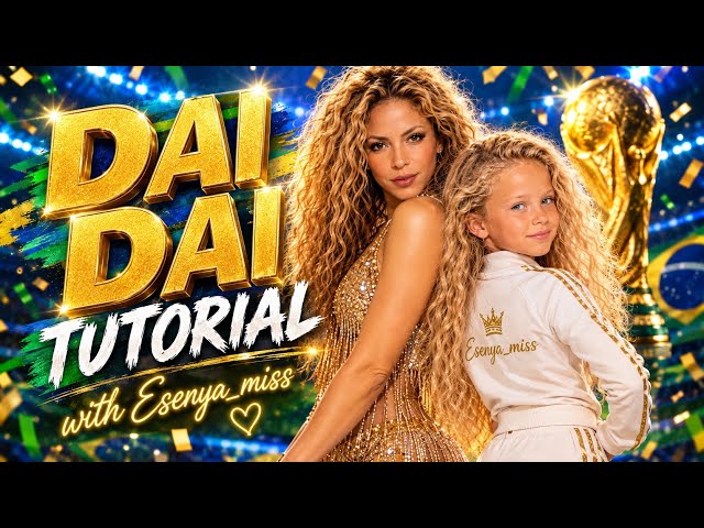 DAI DAI SHAKIRA VIRAL DANCE TUTORIAL W ESENIIA MIKHEEVA @Alexander.Kazama.  #tutorial 