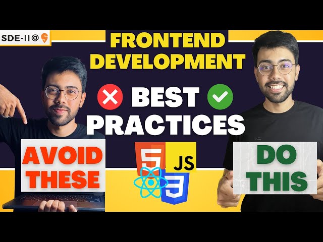 Please STOP MAKING these MISTAKES 🔴✋ | My Experience to Speed Up Learning Frontend Development 🚀