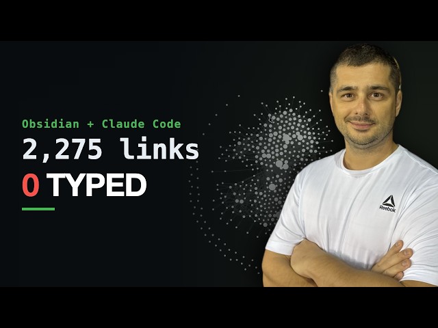 My Obsidian + Claude Code Workflow (It Writes Its Own Wiki)