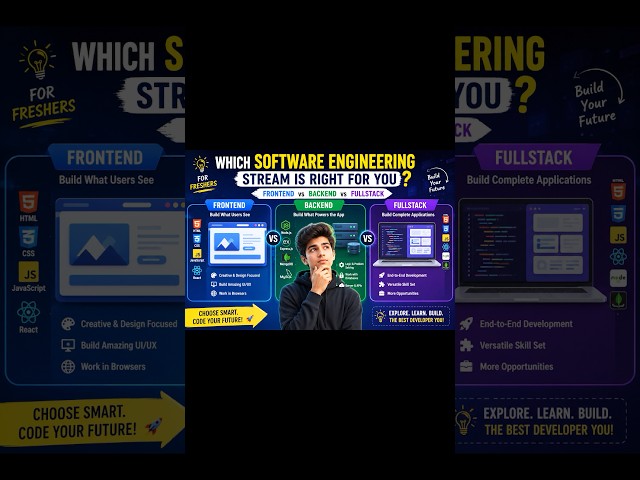 How you will get to know which stream to choose as a fresh Graduate Engineer? This video is for you