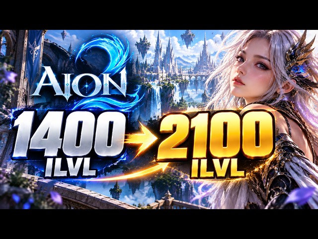 AION 2: 1400 to 2100 iLVL FAST! Manipulate RNG & SAVE ENERGY!