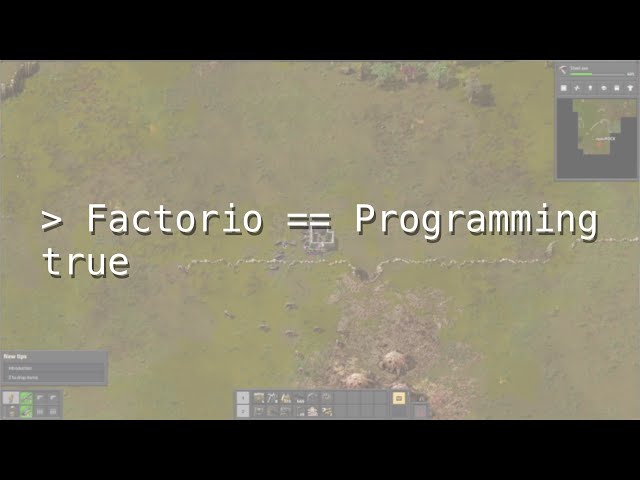 Is Factorio the same as Programming? Real programmer explains