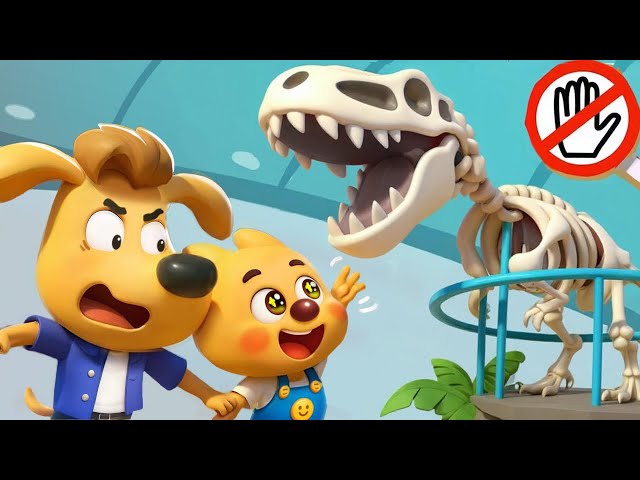 Sheriff's Dinosaur Museum Adventure | Good Manners | Sheriff Labrador | Kids Cartoon | BabyBus