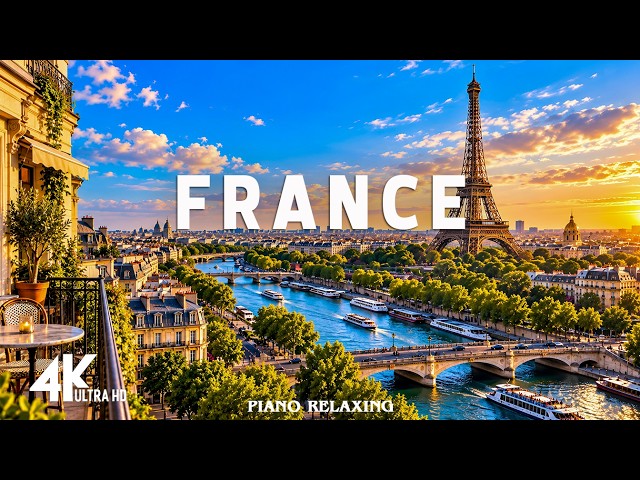 FLYING OVER FRANCE (4K UHD) – Paris, Provence & French Riviera From Above