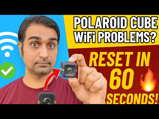 POLAROID CUBE+ WiFi Problems? Reset in 60 Seconds! 🔥| How to Reset Polaroid Cube+ WiFi