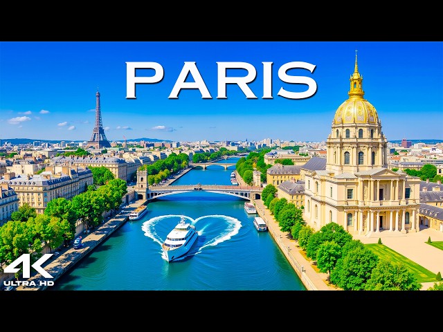 Paris 🇫🇷 4K | Eiffel Tower, Les Invalides & Timeless Parisian Beauty