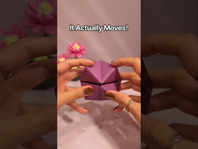 DIY Paper Toy It Actually Moves! #diy #papercraft #craft #origami