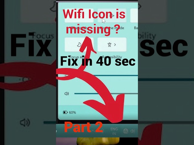 WiFi Missing on Windows? 👉 Full Video Link in Description👍 wifi #windows11 #networking #wifiissue