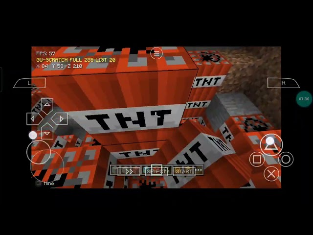 Exploding TNT
