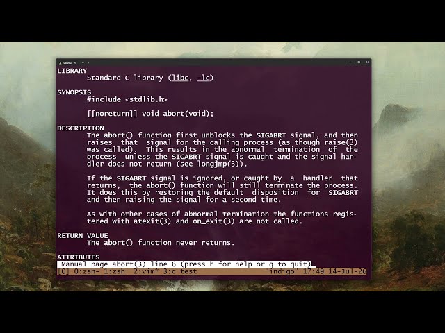 Neat way to lookup man pages in Vim!