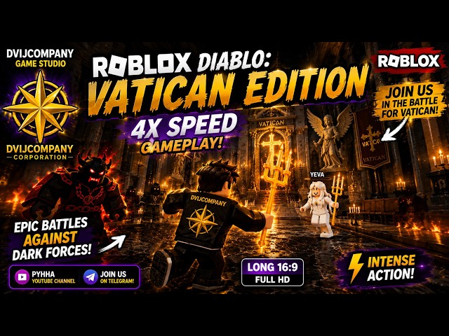 ⚔️ We Built Roblox Diablo: Vatican Edition… Then Destroyed the Demons 😈 | DVIJCOMPANY