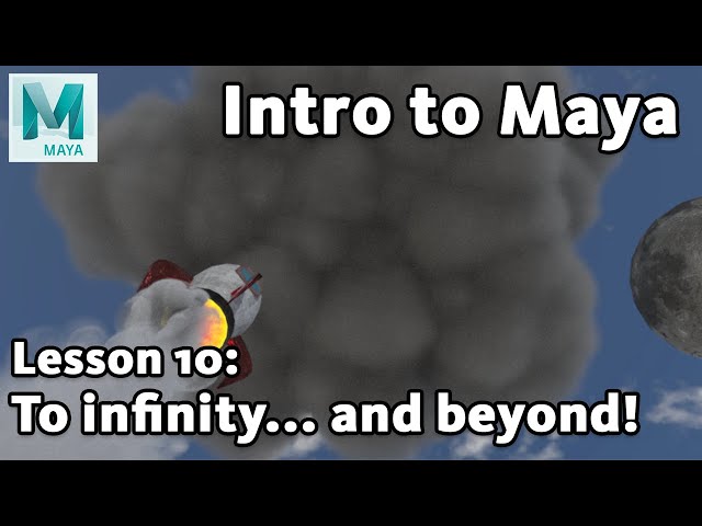 Intro to Maya: Lesson 10 / 10 - Finishing your rocket