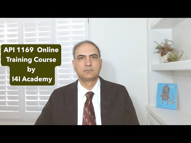 API 1169 Online Training Course