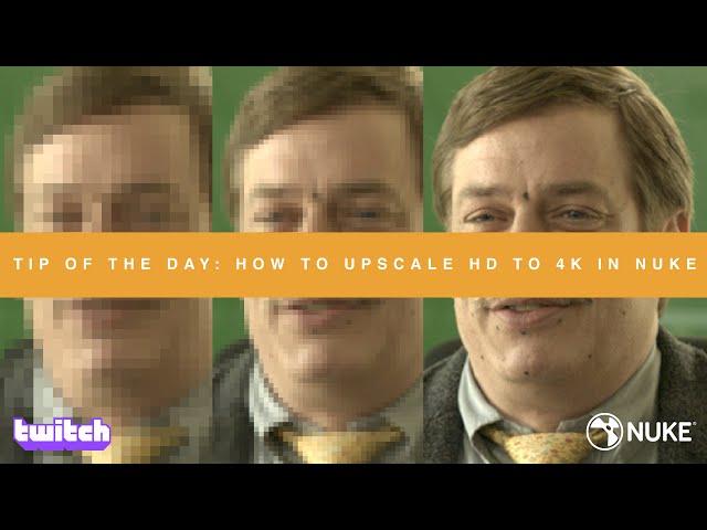 How to Upscale HD to 4K using Nuke Compositing (Twitch Tip of the Day)