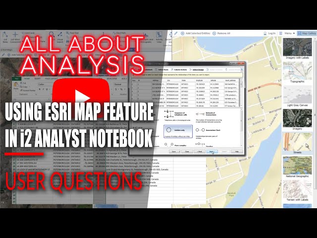 Unlock the Power of i2: Displaying Address Entities in an i2 ESRI Map