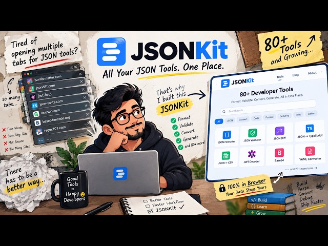 80+ Free JSON Tools Every Developer Should Know | JSONKit