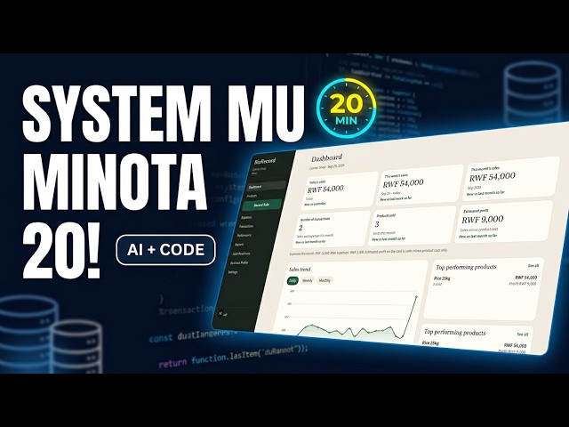 AI: DORE UKO NAKOZE SYSTEM MU MINOTA 20 GUSA! 🤯