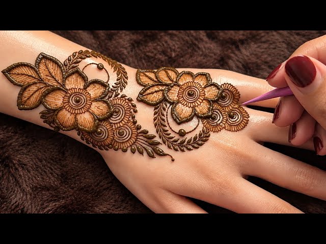 Mehndi Design simple and easy / front mehndi design simple / mehndi design for girls