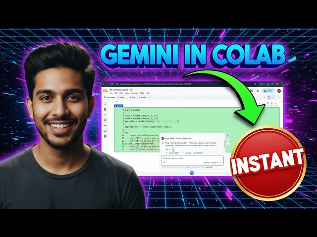 How To Use Gemini AI In Google Colab | Step-by-Step Tutorial